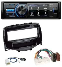 JVC Bluetooth MP3 USB DAB Autoradio für Toyota Aygo (2014-2021)