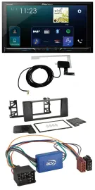 Pioneer 2DIN DAB USB MP3 Bluetooth Autoradio für BMW X5 E53 5er E39 Rundpin Akti