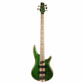 Бас-гитара Ibanez Premium SR5FMDX 5-String Bass Emerald Green Low Gloss