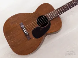 Б/У Акустическая гитара Martin Guitars 0-15 1943, верх из махагона, с кейсом