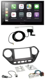 Pioneer USB MP3 2DIN Bluetooth DAB Autoradio für Hyundai i10 (ab 2013)