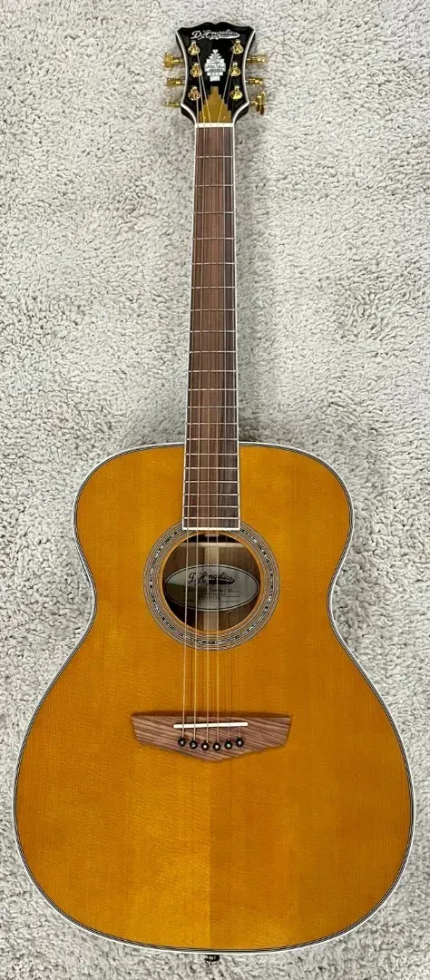 D'Angelico DAEOMXTVNATGP Tammany XT Orchestra Acoustic Electric Guitar w/Case