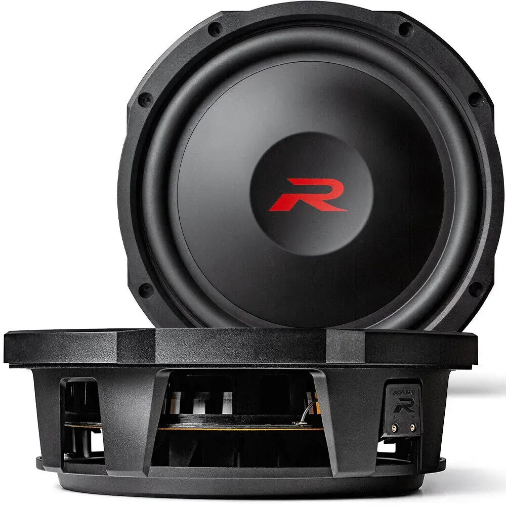 Сабвуфер Alpine RS-W10D4 12" 600W RMS, 2x4 Ом, низкопрофильный