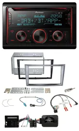 Pioneer 2DIN DAB Lenkrad Bluetooth USB CD Autoradio für Opel Antara Astra H Zafi