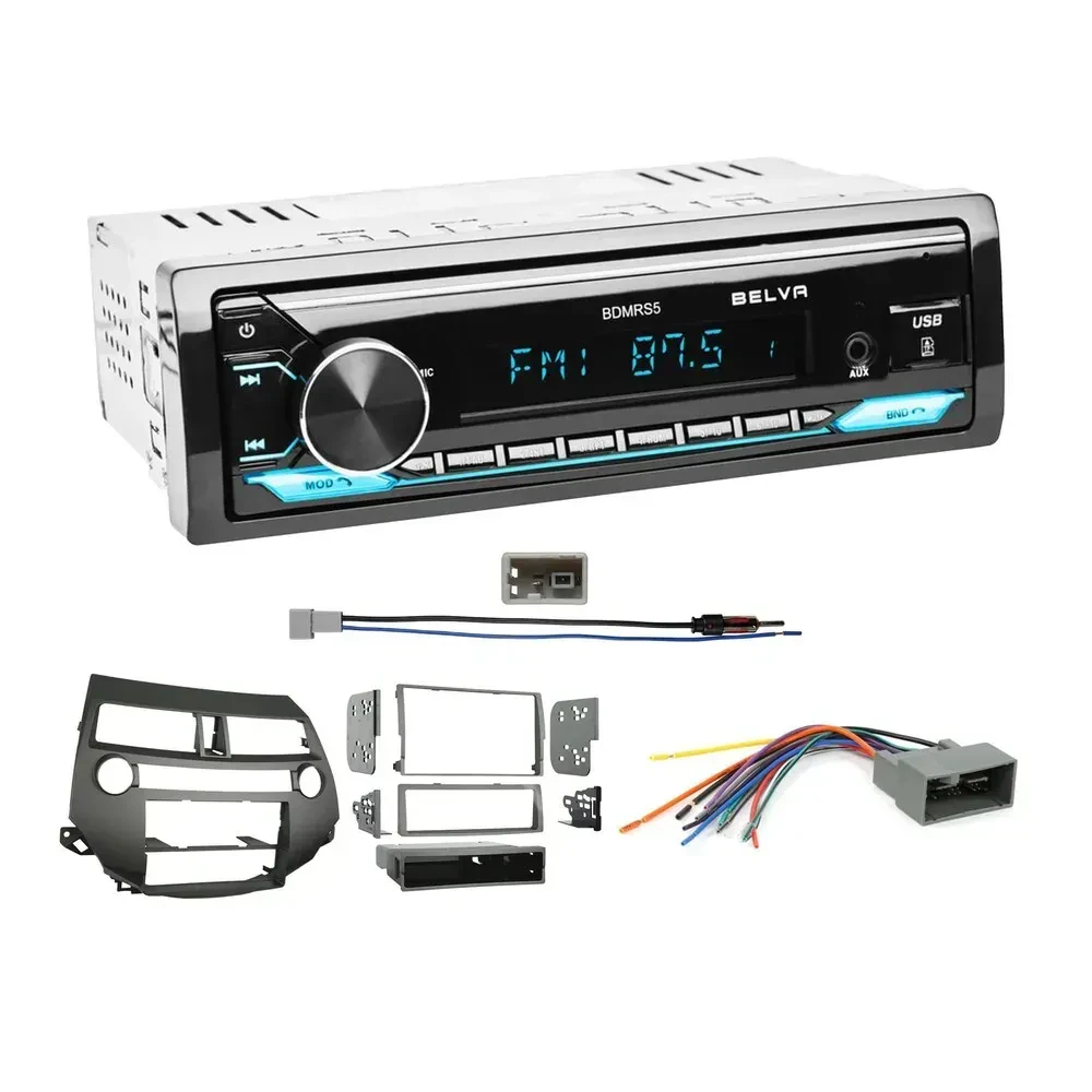 Установочный комплект для автомагнитолы Belva BDMRS5 для Honda Civic 2008–2012, Single DIN (без усилителя)