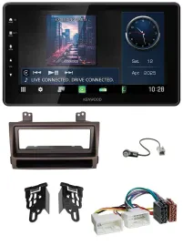 Kenwood MP3 Bluetooth USB DAB Autoradio für Hyundai Sonata ab 09 dunkelbraun met