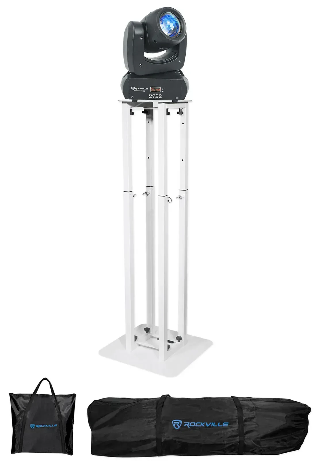 Прибор с полным движением Rockville Rock Beam DC Black с аксессуарами