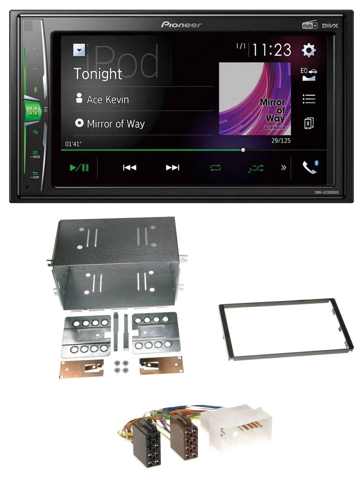 Pioneer 2DIN MP3 DAB USB Bluetooth Autoradio für Kia Optima Magentis 05-10