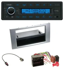 VDO Bluetooth AUX USB MP3 Autoradio für Ford Kuga Fusion Transit 05-12 silber