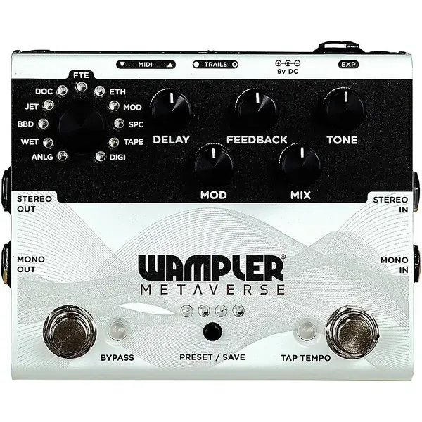 Педаль эффектов для электрогитары Wampler Metaverse Multi Delay