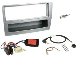 Radioset Lenkradadapter DIN Autoradio für Honda Civic 2004-2006 silber