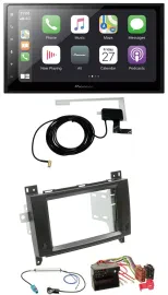 Автомагнитола для Mercedes Viano/Vito (2006–2014) Pioneer 2DIN, USB, MP3, Bluetooth, DAB, черная