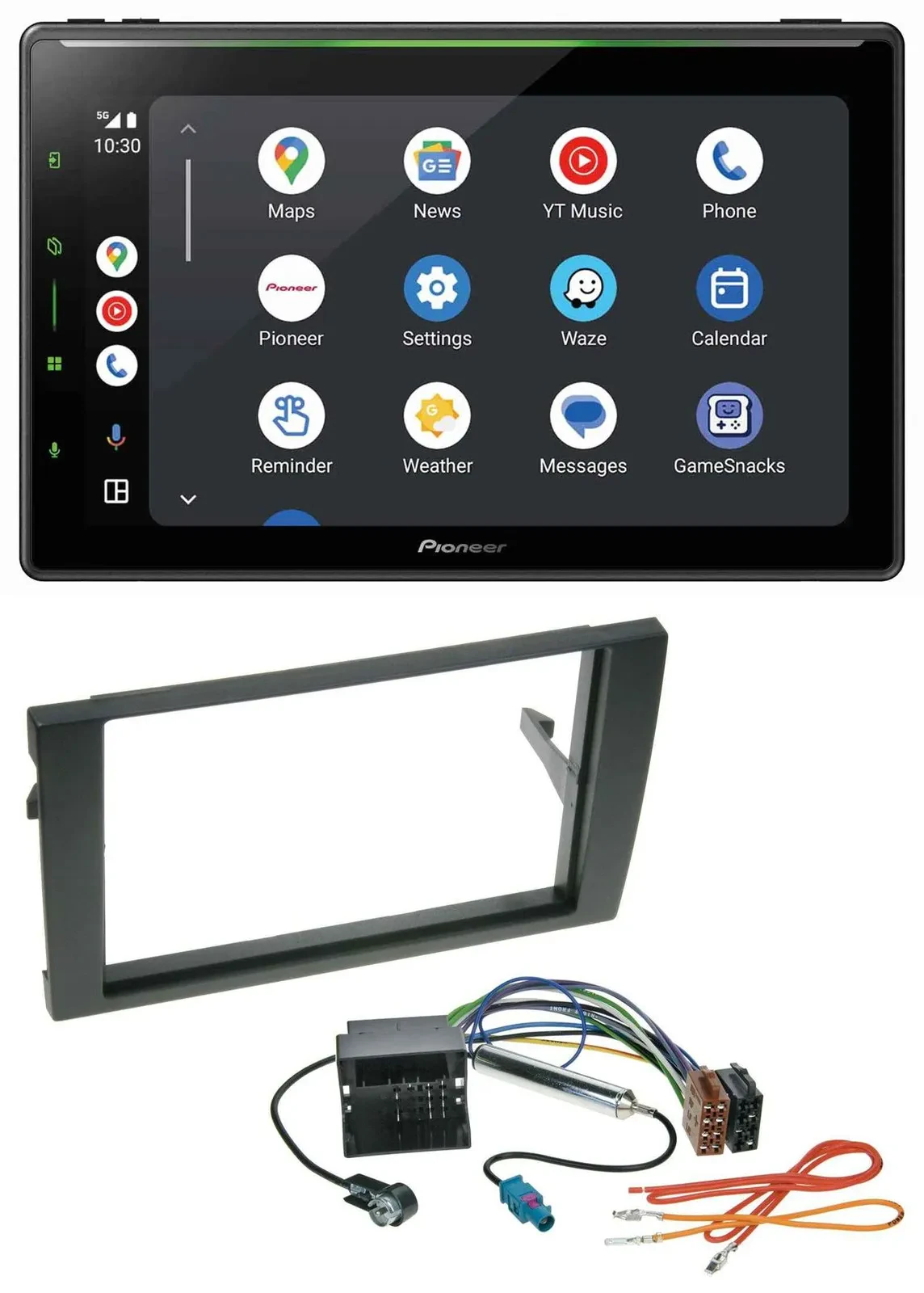 Pioneer 2DIN MP3 USB Bluetooth DAB Autoradio für Audi A4 01-08 B6 B7 Quadlock