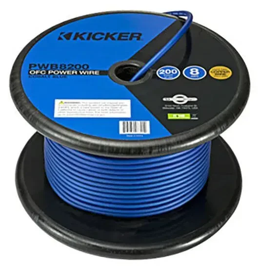 Кабель в бухте Kicker 46PWB8200 8 AWG 200 ft