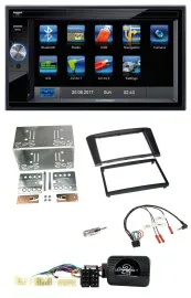 Blaupunkt SD USB TMC Bluetooth 2DIN Lenkrad Navigation für Toyota Avensis 2003-2