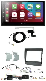 Автомагнитола для Porsche Panamera 2009–2016 Pioneer 2DIN, DAB, Bluetooth, USB, совместима с кнопками на руле