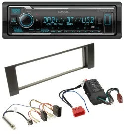 Kenwood Bluetooth MP3 DAB USB Autoradio für Audi A4 B6 00-04 Bose Aktivsystem Mi