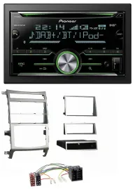 Pioneer Bluetooth MP3 DAB 2DIN USB CD Autoradio für Hyundai ix55 2009-2012 silbe