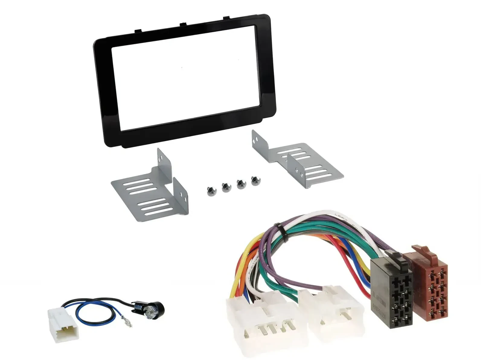 Radioeinbauset Doppel DIN Autoradio für Toyota Hilux 2016-2020 schwarz