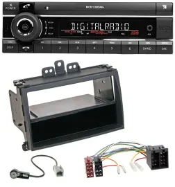 Kienzle Bluetooth MP3 USB DAB Autoradio für Hyundai i20 08-11 Rubber-Touch Ablag