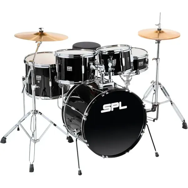 Sound Percussion Labs Kicker 5-Piece Complete Drum Set Black