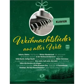 Сборник песен Holzschuh Verlag Weihnachtslieder aus aller Welt Klavier