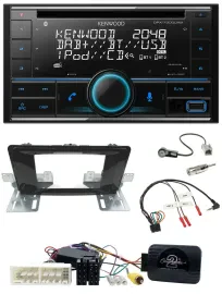 Kenwood CD 2DIN DAB USB Lenkrad Bluetooth Autoradio für Hyundai H 350 ab 2016
