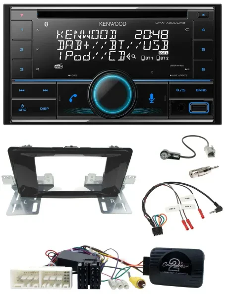 Kenwood CD 2DIN DAB USB Lenkrad Bluetooth Autoradio für Hyundai H 350 ab 2016