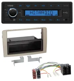 VDO AUX 1DIN MP3 USB Autoradio für Lancia Musa (ab 2005)