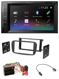 Pioneer DAB MP3 2DIN Bluetooth USB Autoradio für Ford Focus C-Max Galaxy ab 2007