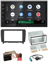 Kenwood DAB Bluetooth USB MP3 2DIN Autoradio für Mercedes CLK C209 A209 04-10
