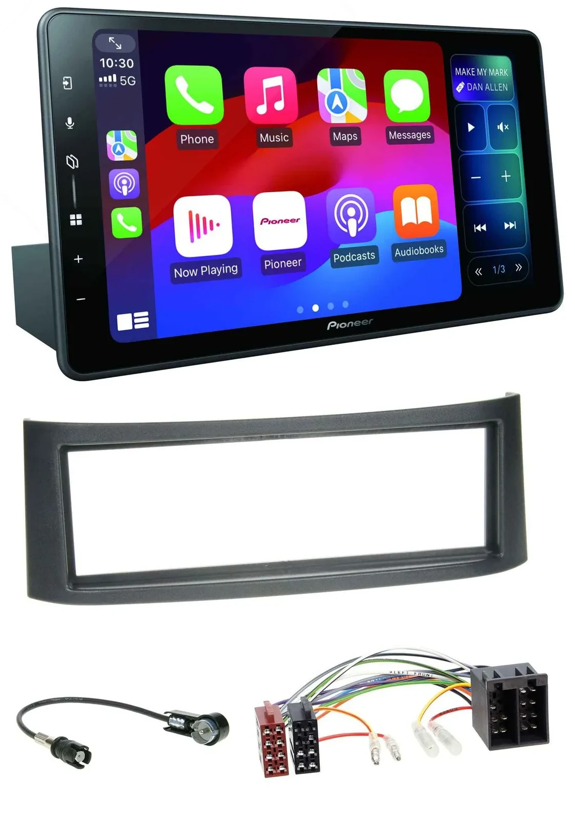 Pioneer Bluetooth DAB MP3 USB Autoradio für Smart Roadster (452)