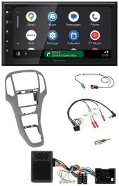 Kenwood DAB Bluetooth USB Lenkrad 2DIN Autoradio für Opel Astra J ab 2009 Titang