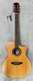 Luna WABI E GC WABI SABI Grand Concert Solid-Top Acoustic-Electric Guitar - DEMO