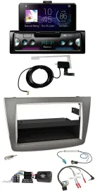 Автомагнитола Pioneer DAB, Bluetooth, USB для Alfa Romeo MiTo 955 (2008–2014), серебристая