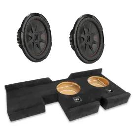 NVX VE-TOY-TUNDCG2-D12S Dual 12" Sealed Enclosure w/ two Subwoofer