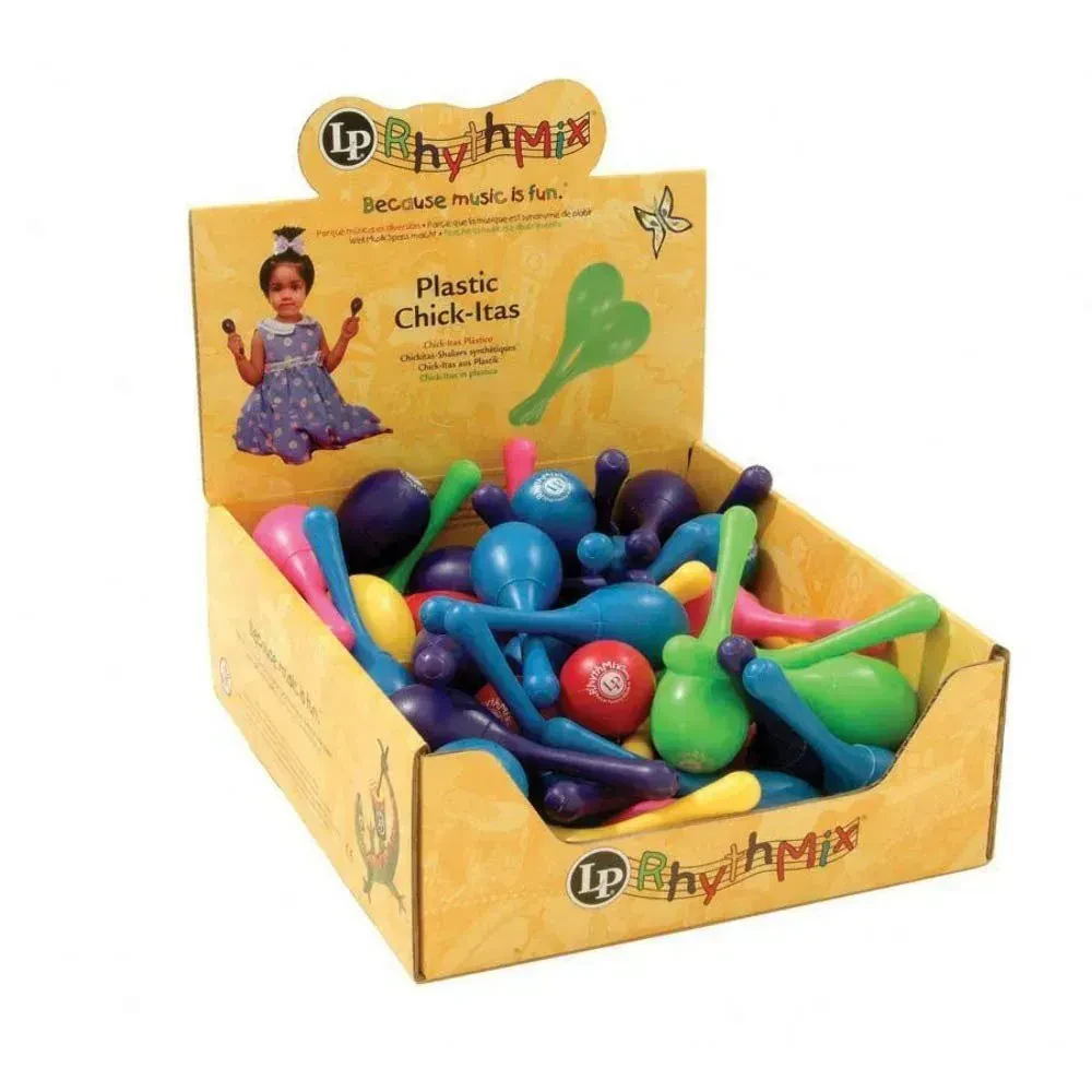 Latin Percussion LPR PLAS CHICKITA ASST DISP BXLPR011BD36-I