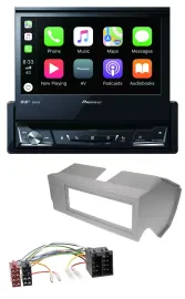 Pioneer DVD Bluetooth DAB USB MP3 Autoradio für Fiat Panda (bis 2002) - grau