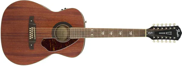 Fender Tim Armstrong Hellcat 12-String Acoustic Electric Guitar Mahogany - DEMO