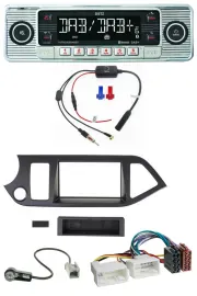 Dietz DAB USB MP3 Bluetooth Autoradio für Kia Picanto ab 2011 Start-Stop