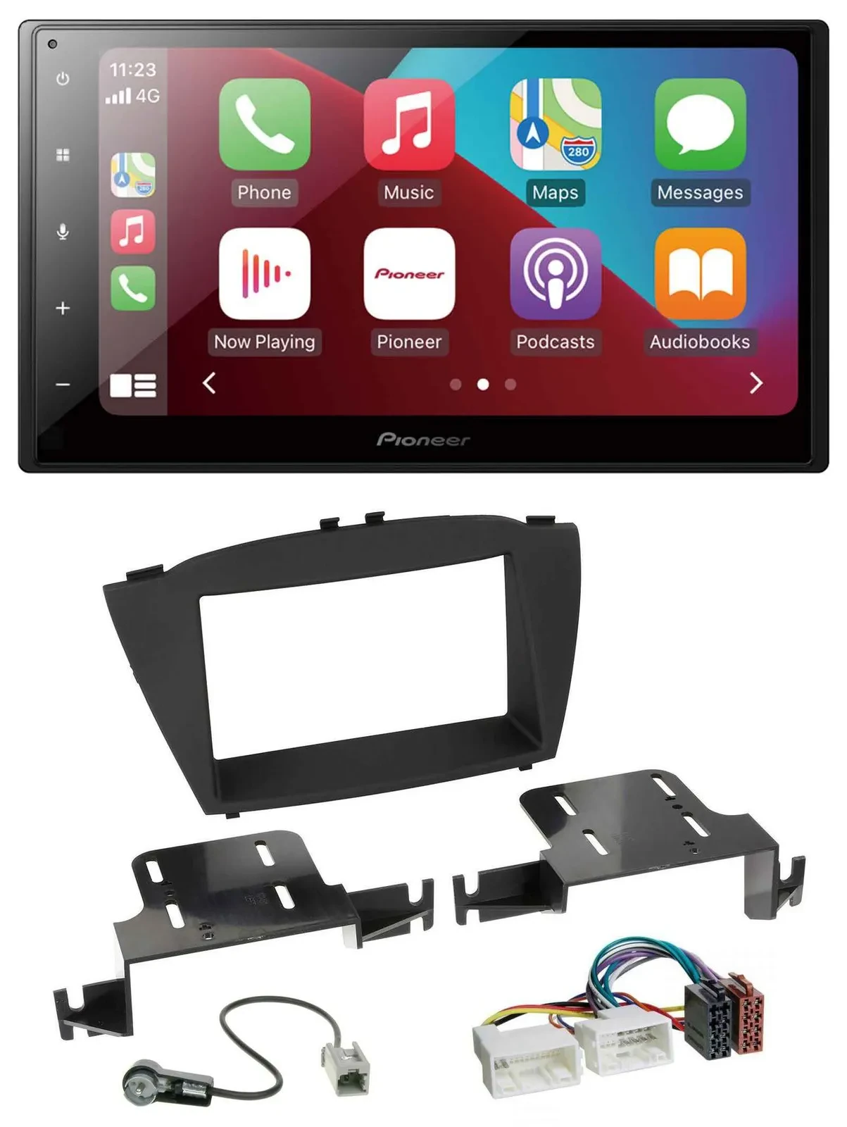 Pioneer USB MP3 DAB 2DIN Bluetooth Autoradio für Hyundai ix35 (ab 2013)