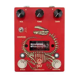 Педаль эффектов для электрогитары Walrus Silt Harmonic Tube Fuzz Effects Pedal Red