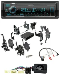 Kenwood Bluetooth Lenkrad DAB USB Autoradio für Toyota RAV 4 2001-2005