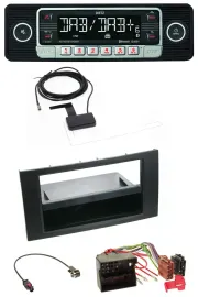 Dietz DAB Bluetooth USB MP3 Autoradio für Ford Focus C-Max S-Max Galaxy 03-07 sc