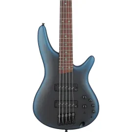 Ibanez SR505N STD 5-String Bass Guitar, Rosewood, Midnight Arctic Ocean Matte