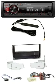 Pioneer MP3 DAB 1DIN AUX USB Autoradio für Nissan Micra, Note (ab 2013)