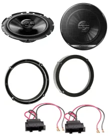 Pioneer 300Watt 2-Wege 16,5cm Lautsprecher für VW Amarok EOS Golf Tiguan up! Tür