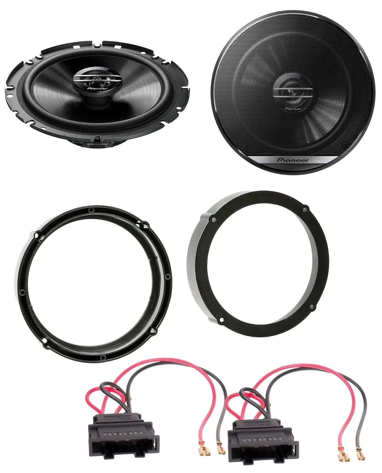 Pioneer 300Watt 2-Wege 16,5cm Lautsprecher für VW Amarok EOS Golf Tiguan up! Tür