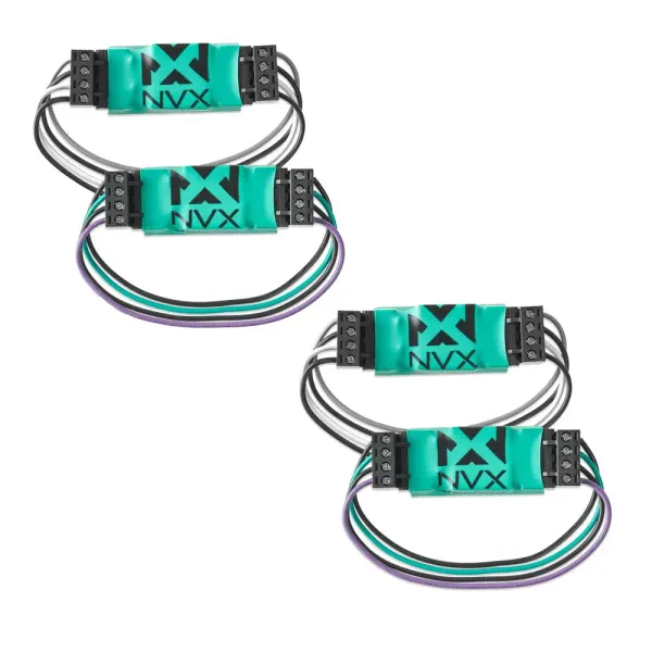 NVX VSLR20 Anti Distortion 20 Ohm Load Resistor 2 Pair Bundle