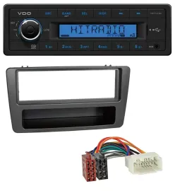 VDO AUX 1DIN MP3 USB Autoradio für Honda Civic 01-03 man. Klima anthrazit